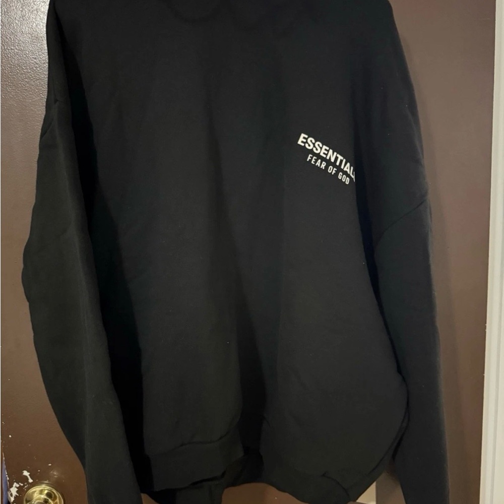 Fear of God Essentials Charcoal hoodie sweater